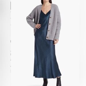 NWT Nordstrom Satin Maxi Slip Dress